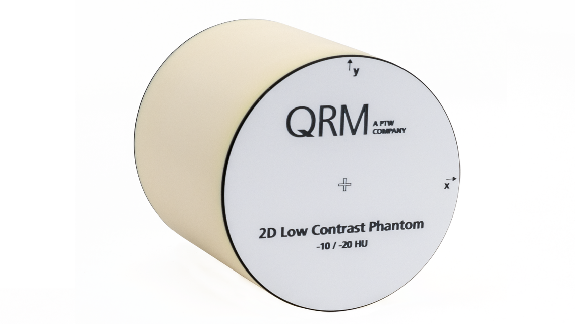 QRM 2D Low Contrast Phantom -10 / -20 HU